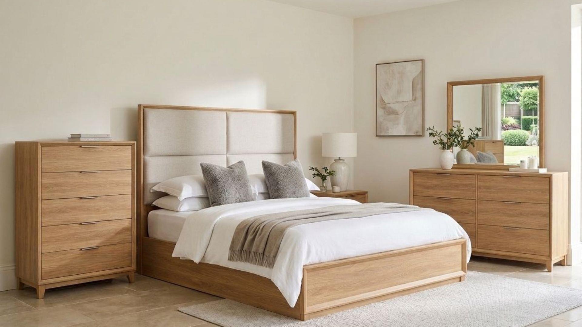 Metro King 4Pc Bedroom Set Natural