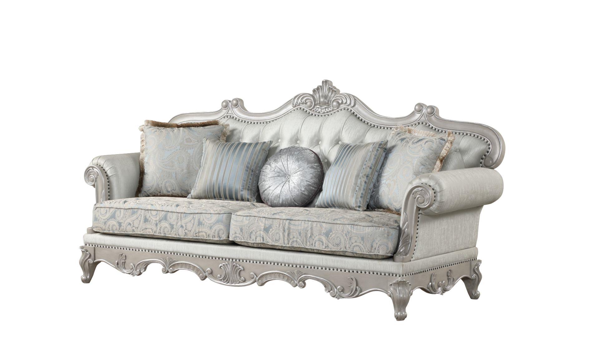 Tuscan Sofa Silver